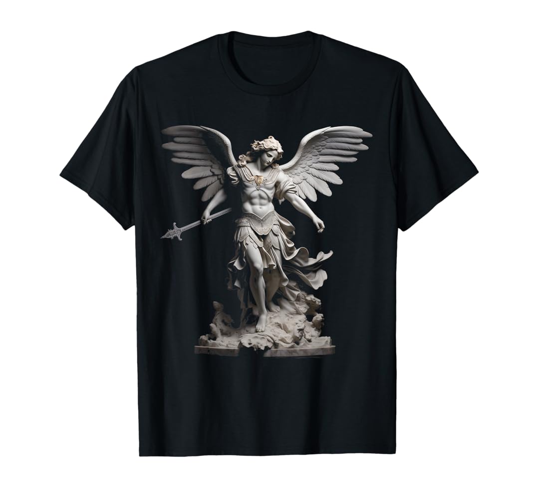 Amazon.com: Saint Michael the Archangel Angelic Sculpture